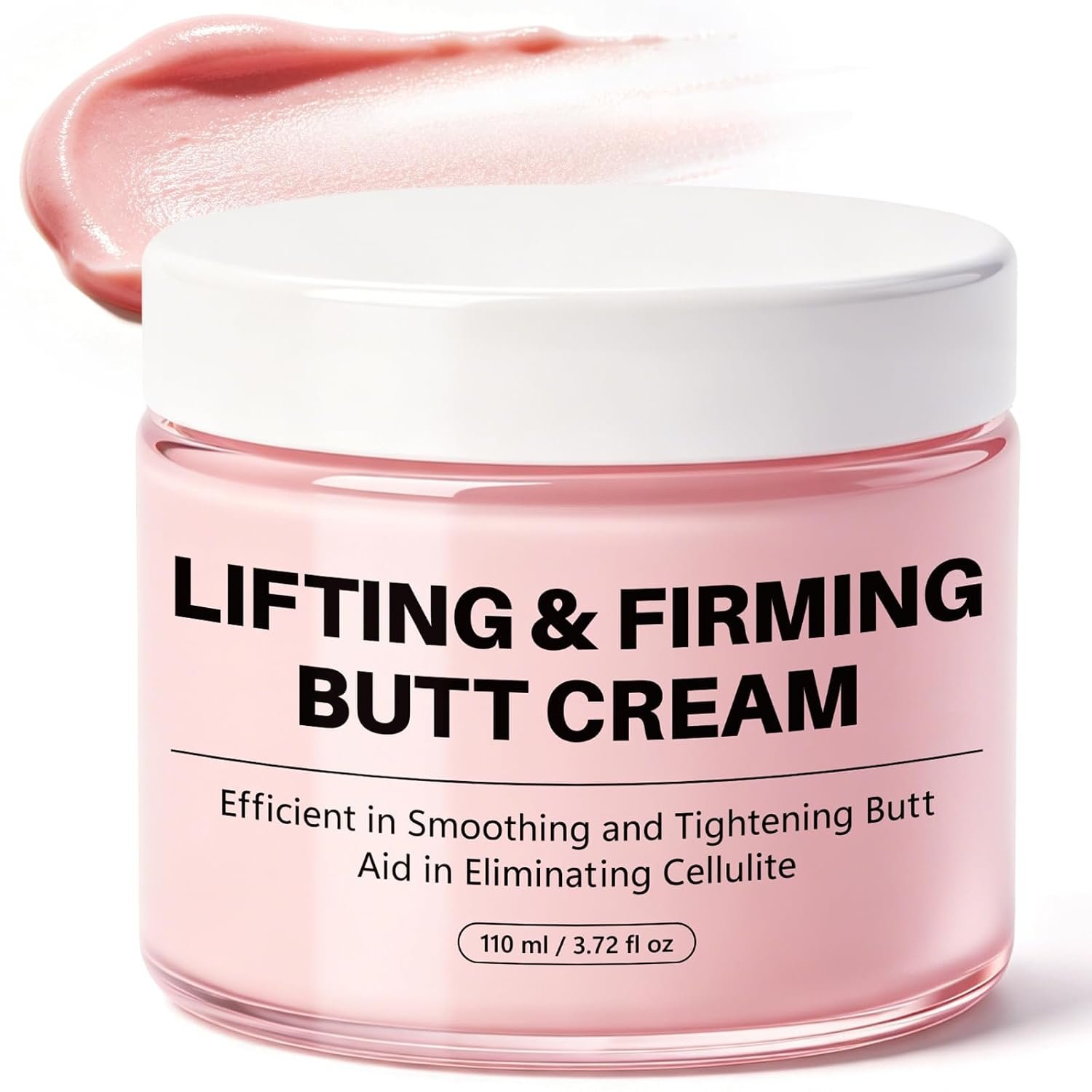 Cellulite Cream: Skin Firming and Tightening Lotion with 3D Thermal Tech for Thighs, Booty, Belly, Bum & Women Sagging Skin, Reduce Stretch Mark, Shea Butter & Coconut Oil, 3.72 fl.oz