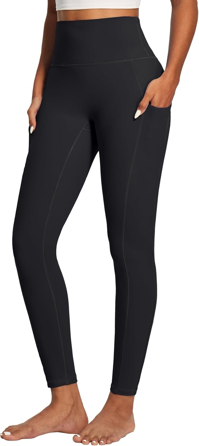 IUGA Compression Leggings for Women Tummy Control No Front Seam Yoga Pants