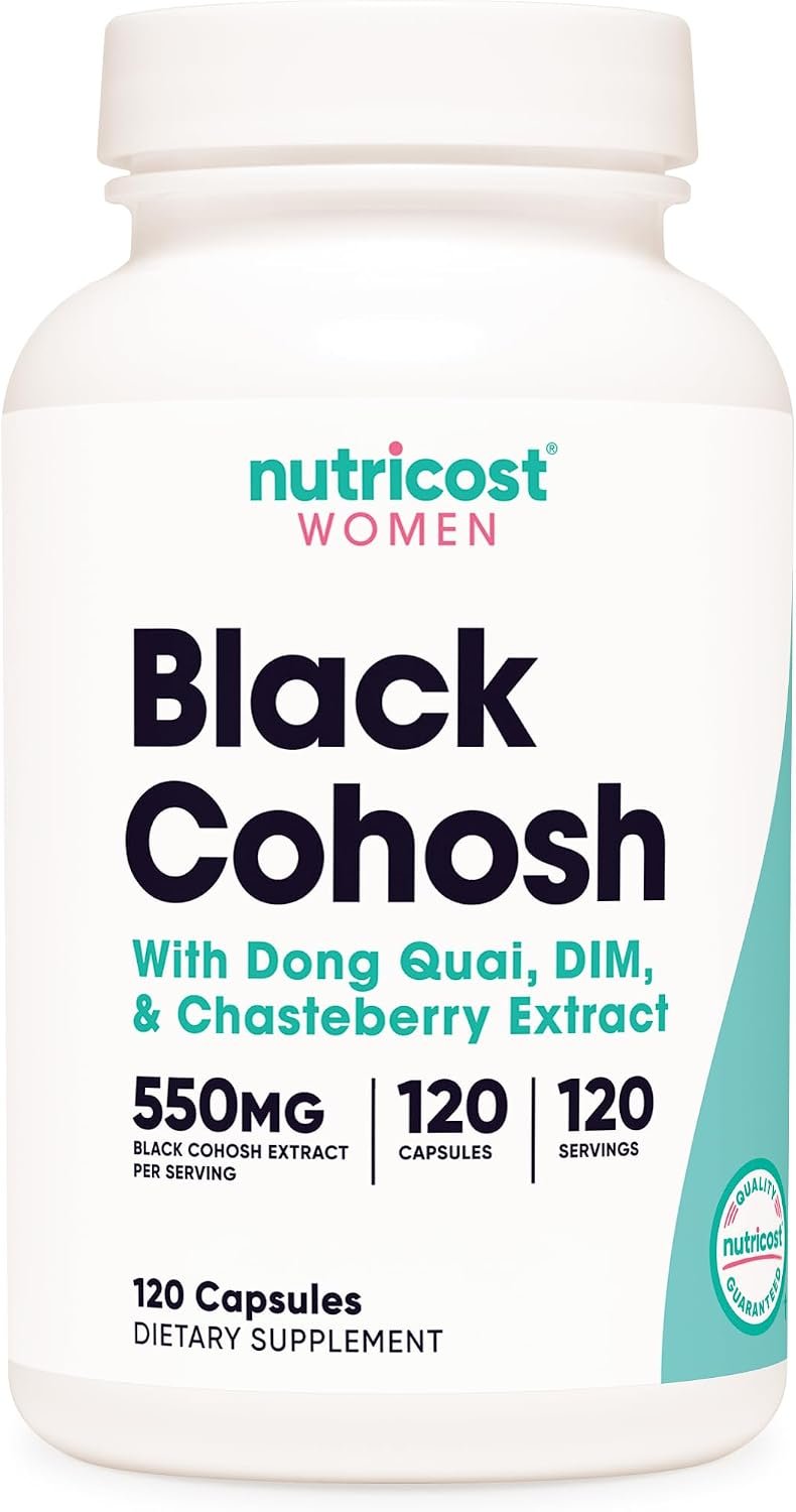 Nutricost Black Cohosh for Women (660mg) 120 Capsules, Gluten-Free