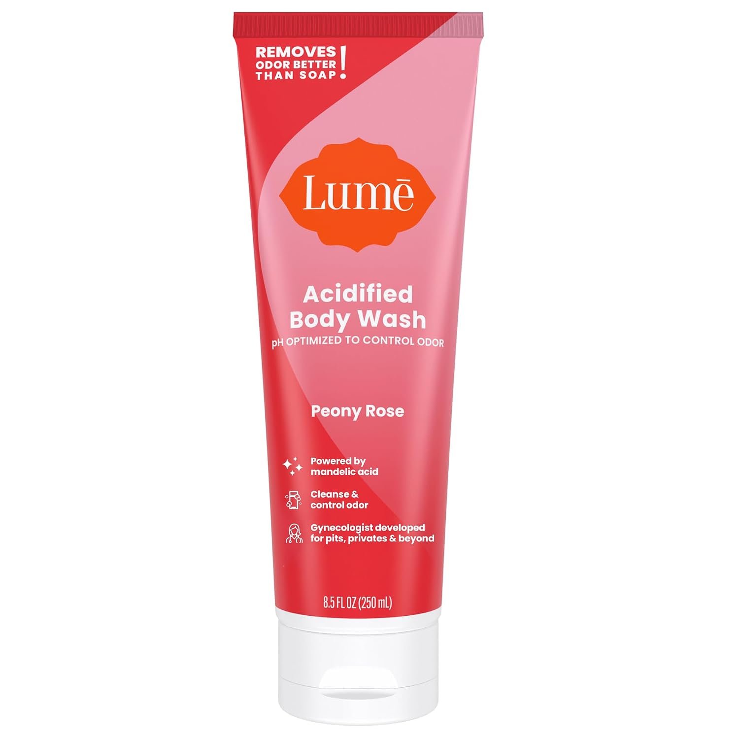 Lume Acidified Body Wash – 8.5 oz (Peony Rose)