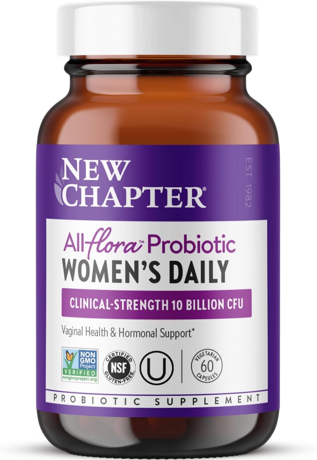 New Chapter Women’s Daily Probiotic Supplement, 60 Count