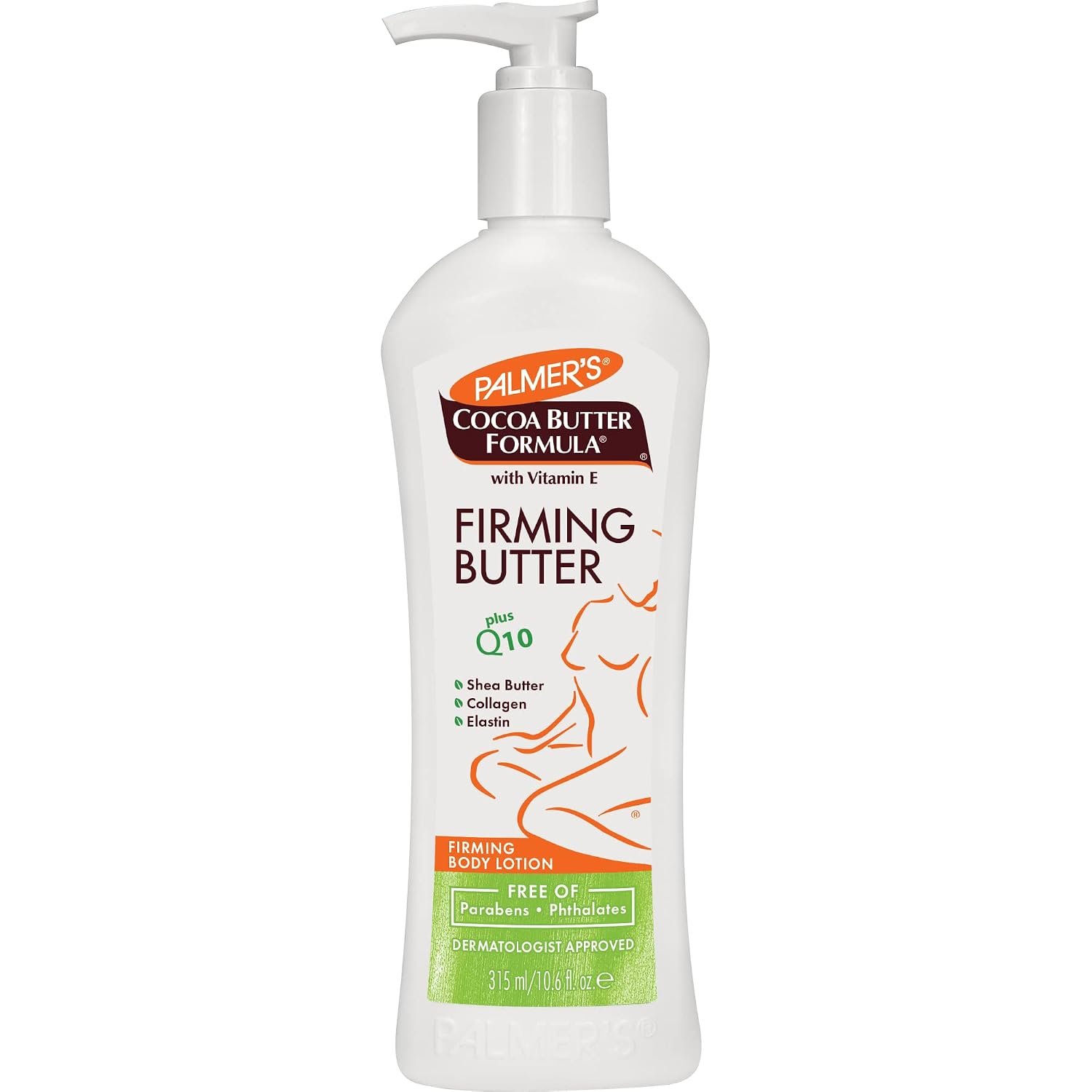Palmer’s Cocoa Butter Formula with Vitamin E + Q10 Firming Butter Body Lotion, Postpartum Essentials Skin Care, Shea Butter, Collagen and Elastin, 10.6 Fl Oz