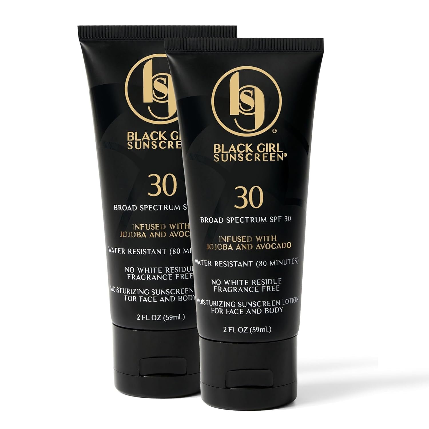Black Girl Sunscreen Original SPF 30 Face & Body Sunscreen 2-Pack