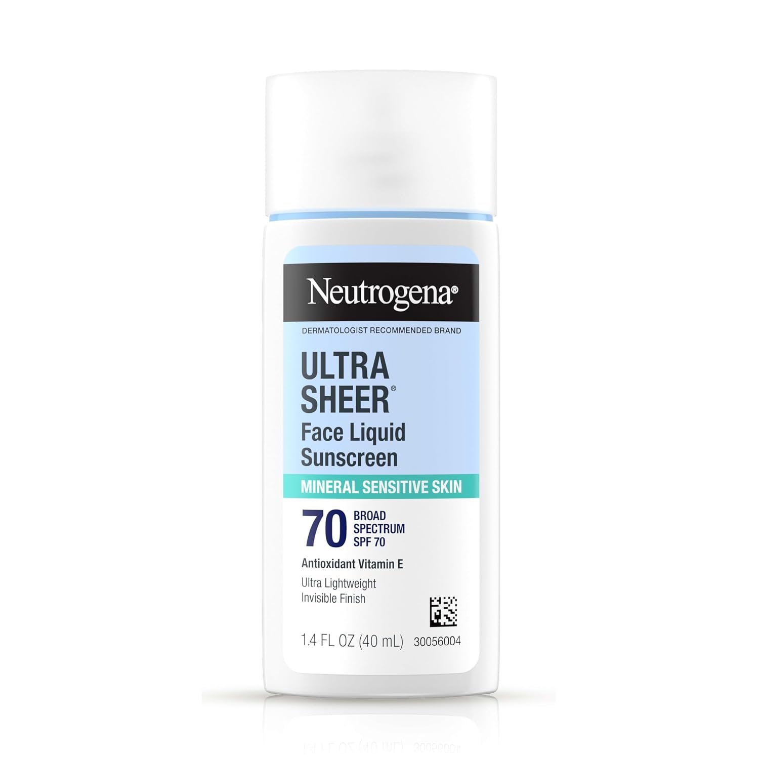 Neutrogena Ultra Sheer Liquid Mineral Face Sunscreen SPF 70, 1.4 fl oz