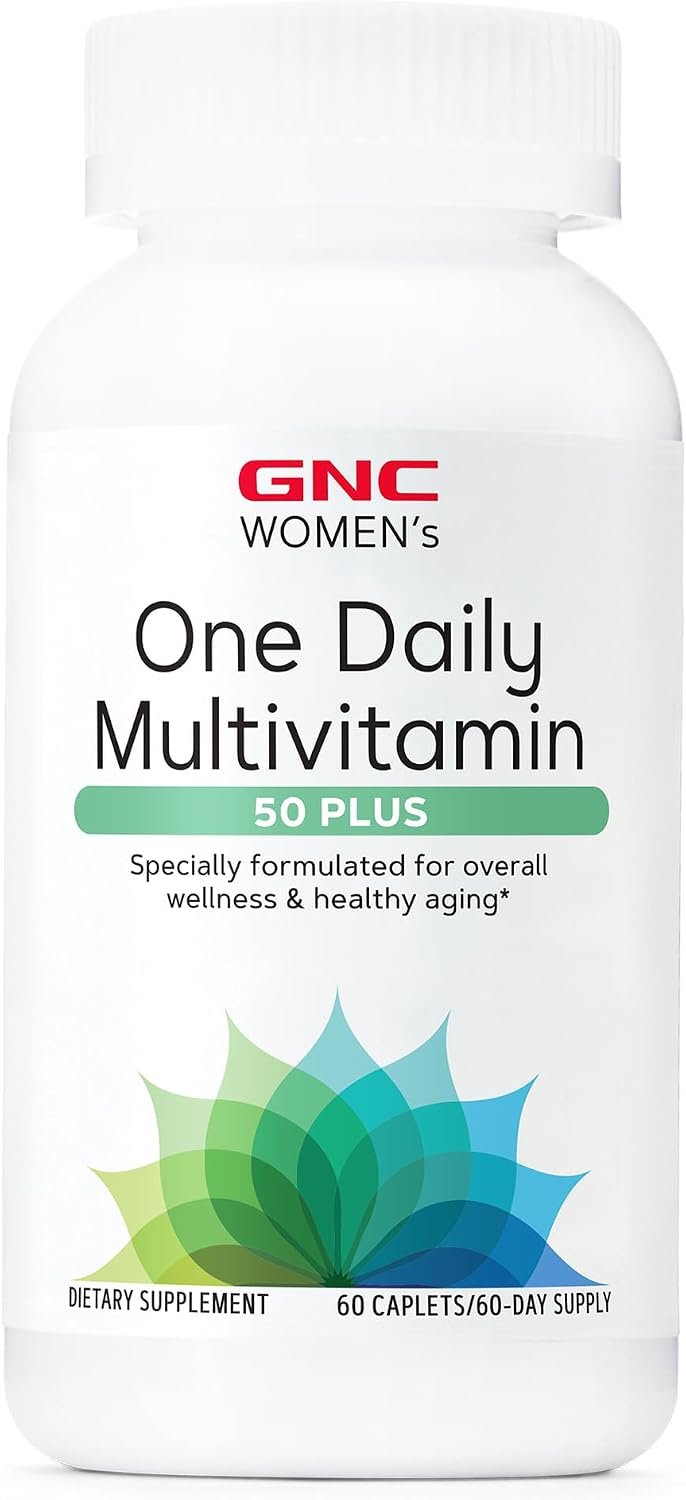 GNC Women’s 50 Plus Multivitamin, Supports Healthy Aging, 60 Count
