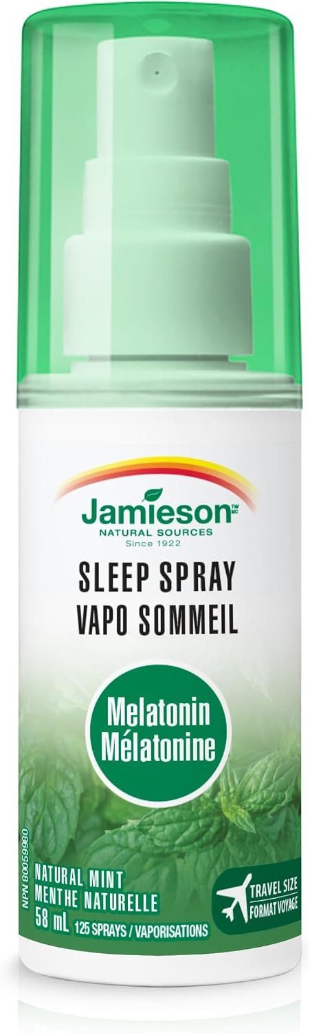 Jamieson Melatonin Sleep Spray- Natural Mint Flavour, 58ml