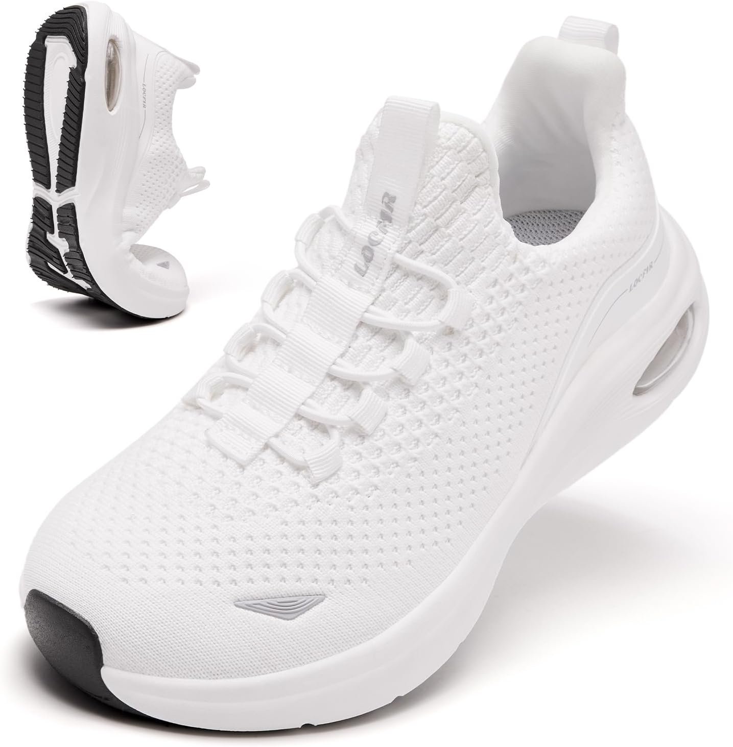 Wide Toe Box Shoes Women Slip on Sneakers with Arch Support, Extra Wide Width Comfort Walking Shoes for Plantar Fasciitis, Zero Drop Cushion Tennis Gym Shoes