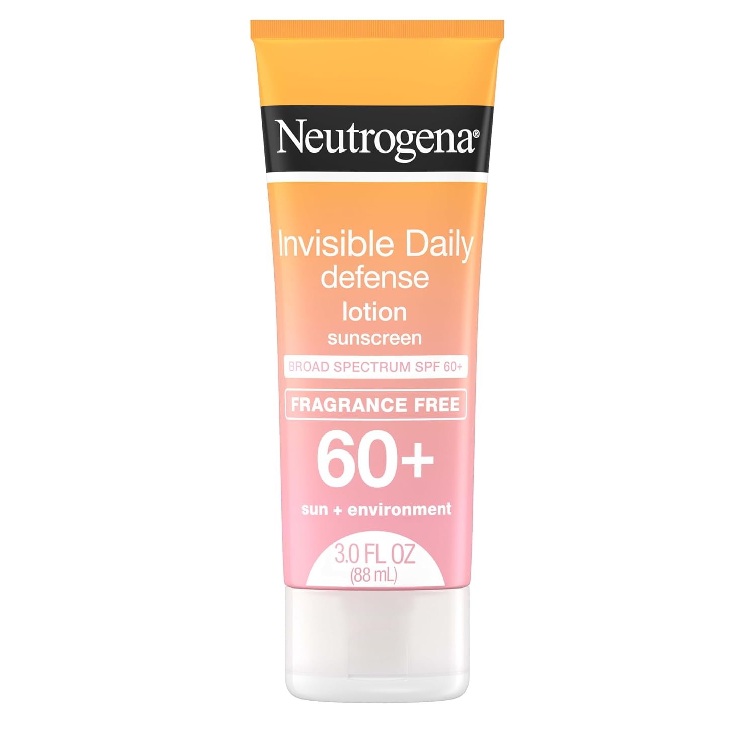 Neutrogena Invisible Daily Defense Sunscreen Lotion SPF 60+, 3.0 fl oz