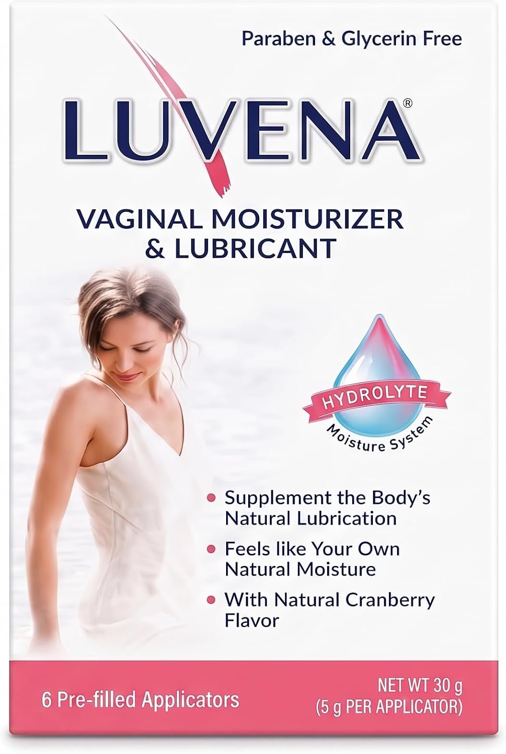 LUVENA Vaginal Moisturizer for Women Menopause Dryness 30g Gel Pack of 1