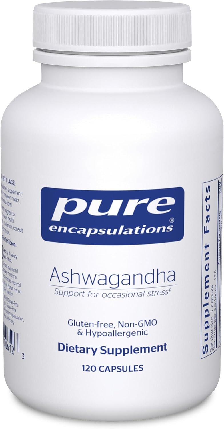 Pure Encapsulations Ashwagandha, 120 Capsules