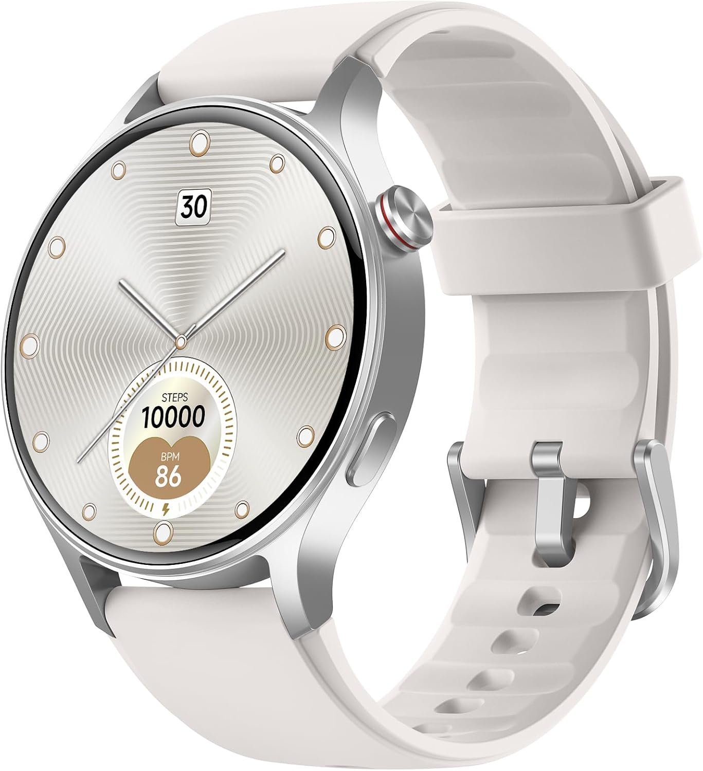 aeac Smart Watch for Women, AMOLED Ultra-Clear Screen Activity Trackers with Heart Rate/Sleep/Step Monitor, Smartwatch for iPhone/Samsung/Android, 110+ Sport Modes (Grey, S/M/L, Grey)