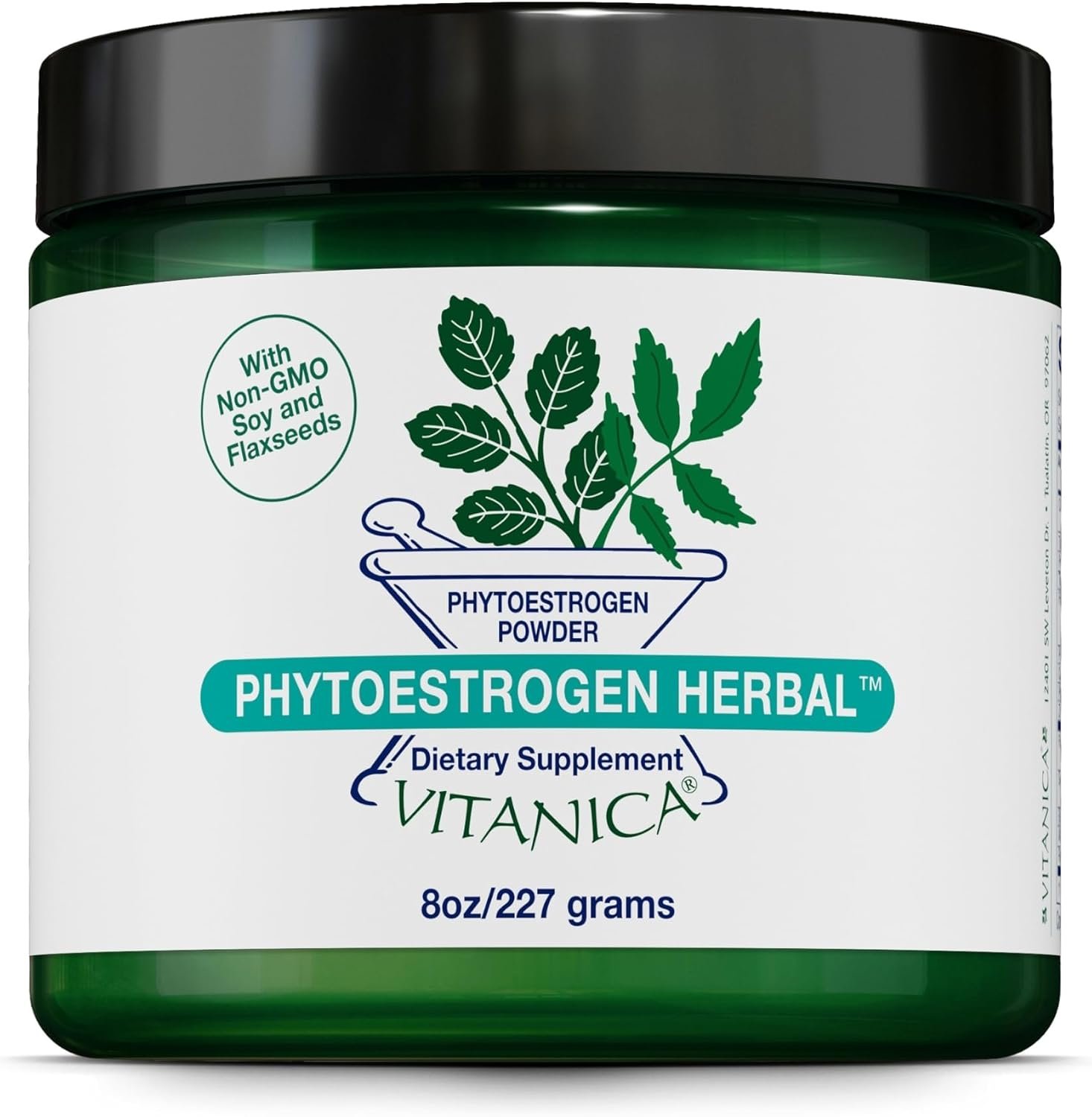 Vitanica PhytoEstrogen Herbal, Menopause Support, Vegan, Powder, 8 oz
