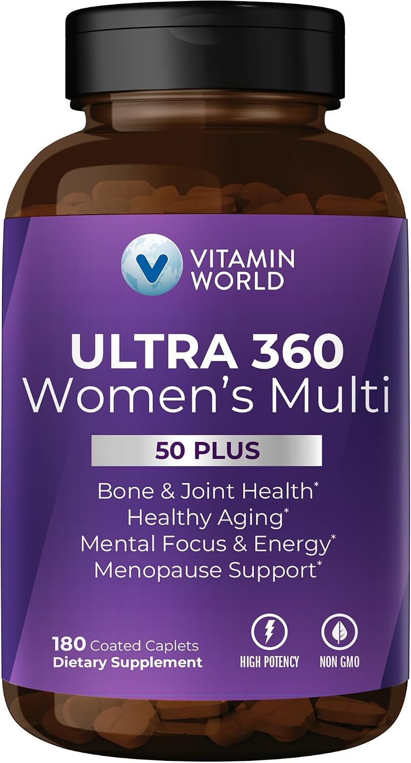 Vitamin World Ultra 360 Multivitamin for Women 50 Plus, Menopause Support
