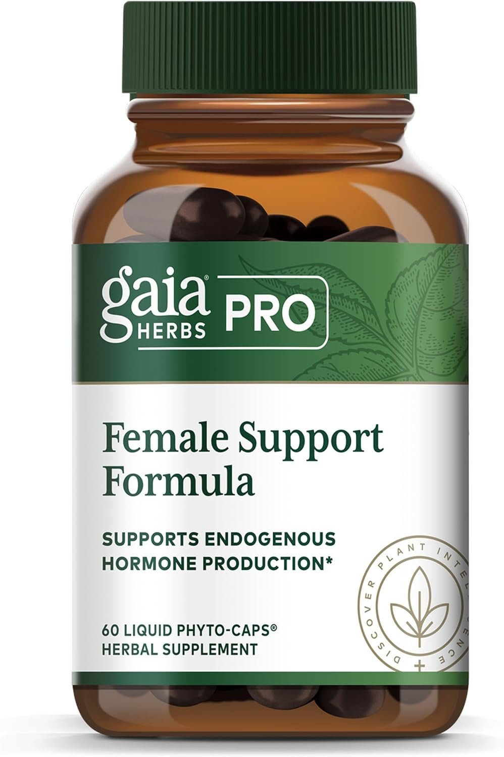 Gaia Herbs Female Support Formula, 60 Vegan Vegan Capsules, 60 Servings