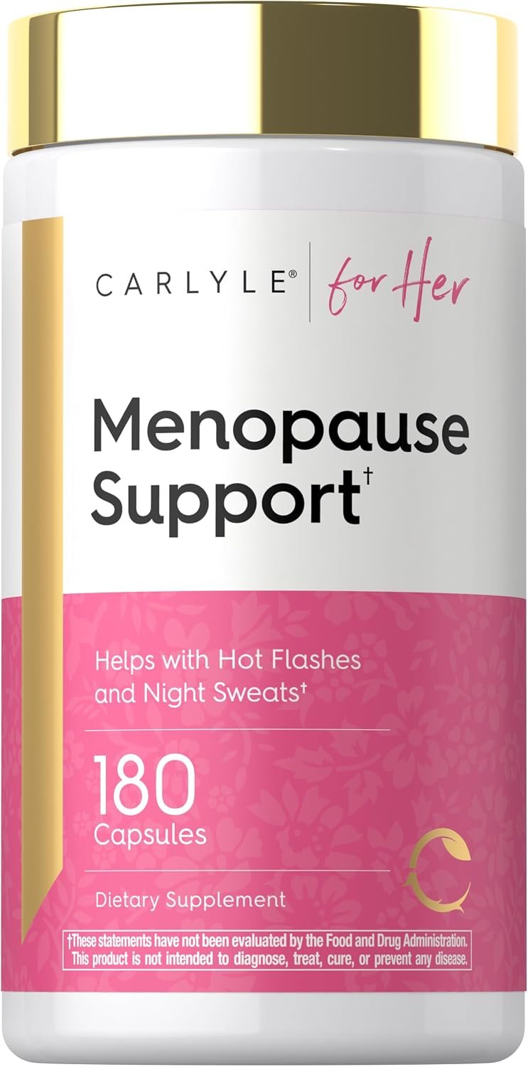 Carlyle Menopause Supplement for Women | 180 Capsules