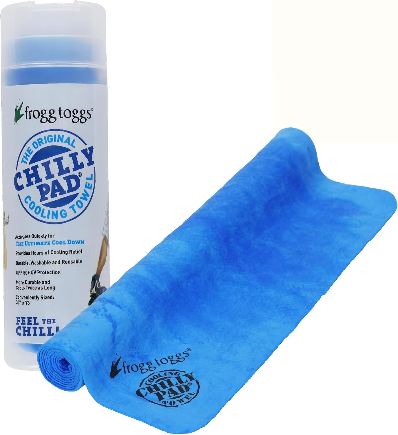 Chilly Pad Instant Cooling Towel, Perfect for Use Anytime You Sweat, 33×13