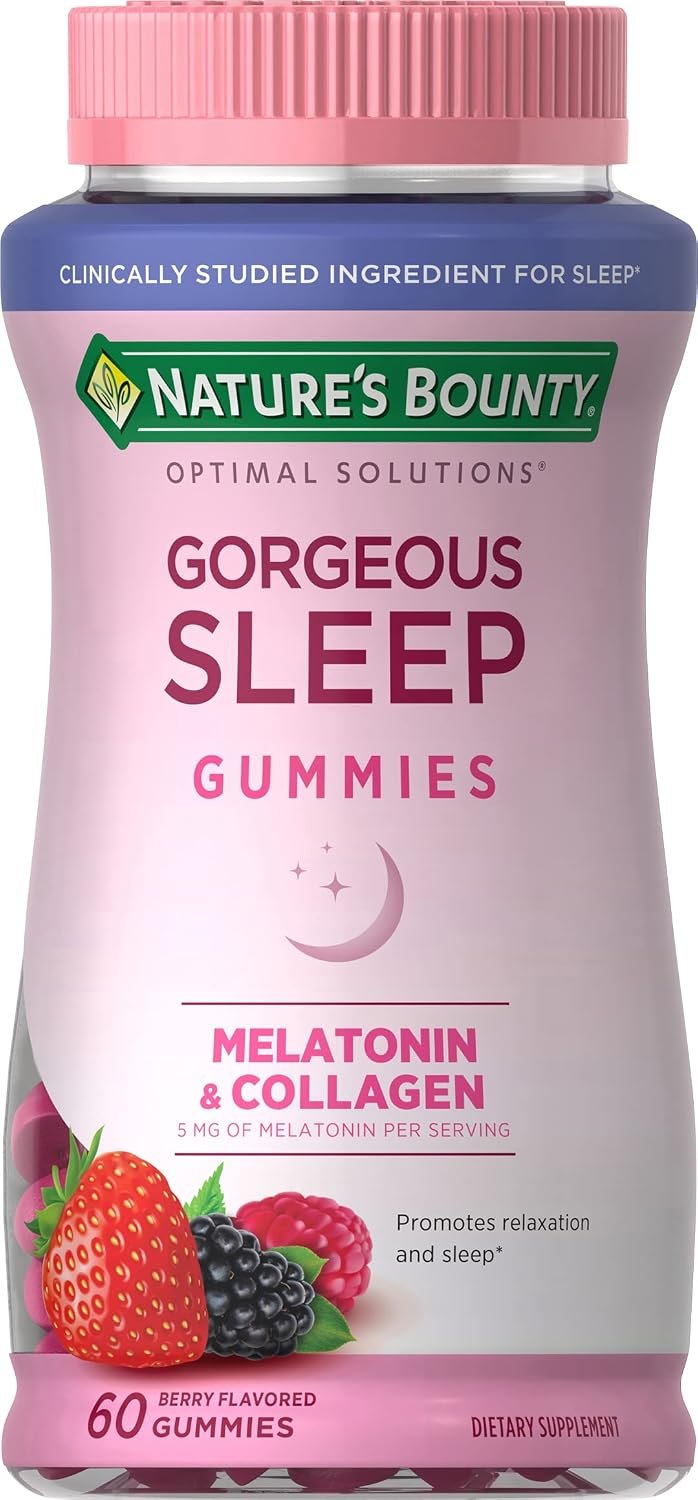 Nature’s Bounty Optimal Solutions Gorgeous Sleep Melatonin 5mg Gummies