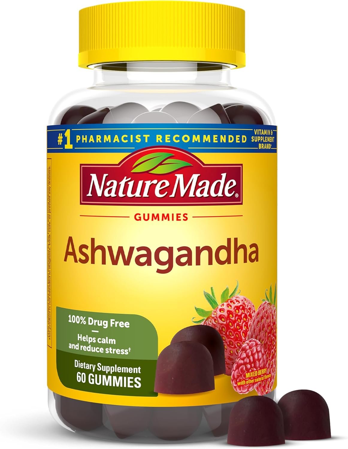 Nature Made Ashwagandha Gummies, 60 Vegan Gummies