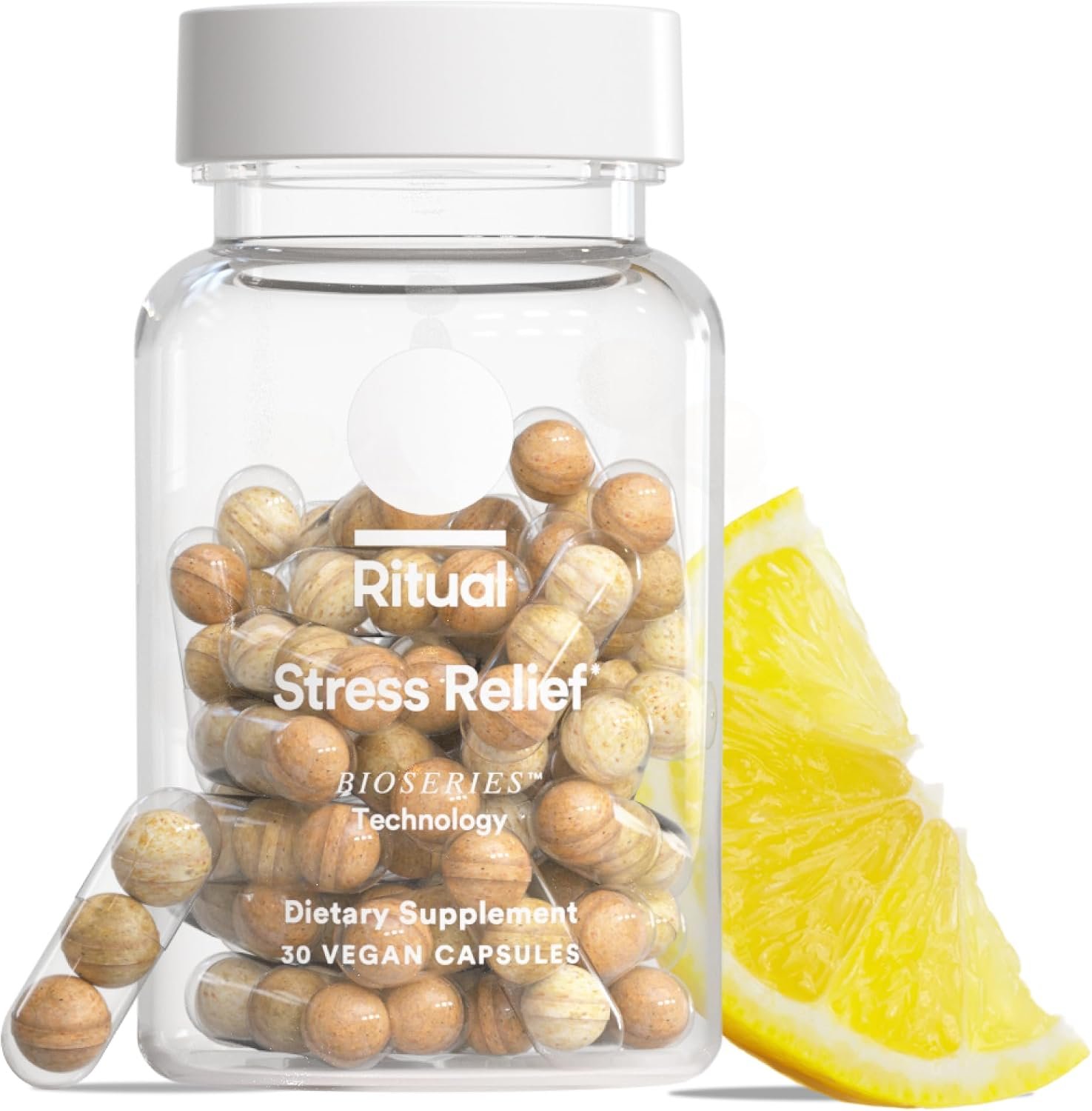 Ritual Stress Relief Supplement – Ashwagandha – 30 Capsules – 30 Servings