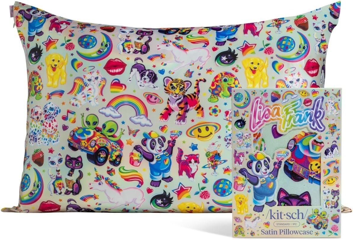 Lisa Frank x Kitsch Satin Pillowcase – The Fantastic World of Lisa Frank