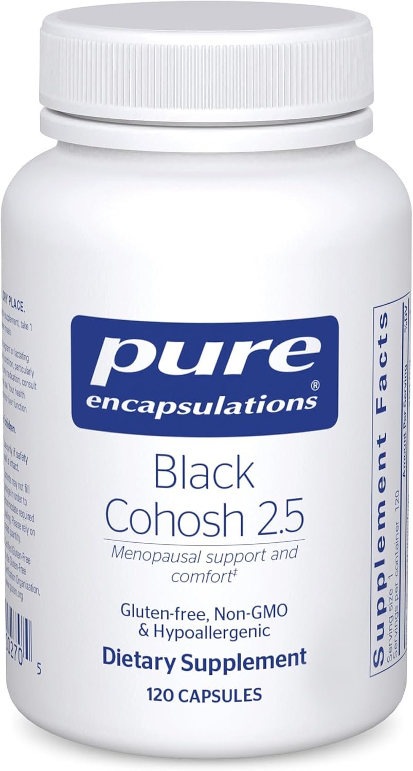 Pure Encapsulations Black Cohosh 2.5, 120 Capsules