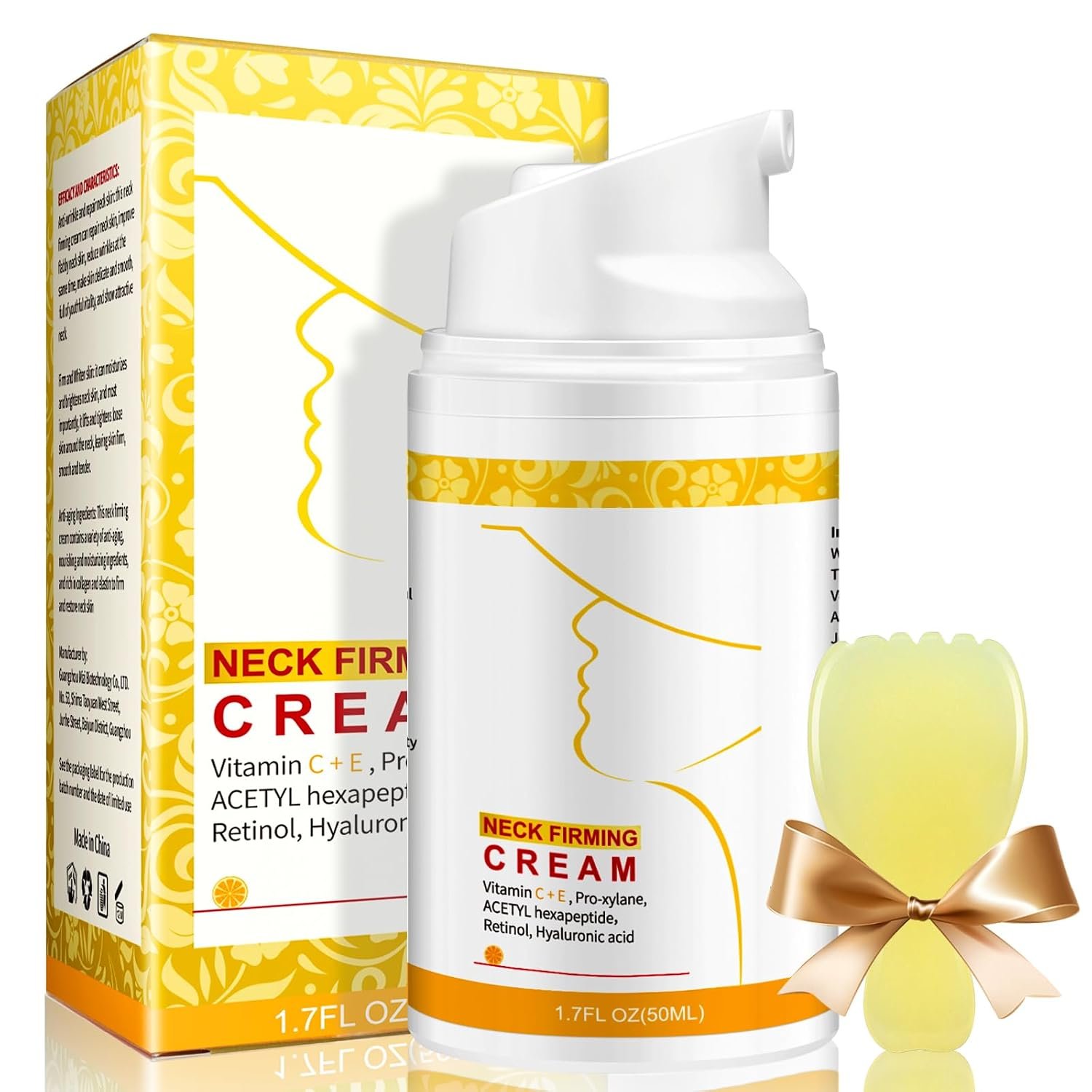 Neck Cream with Retinol & Collagen for Tightening & Firming 50ml