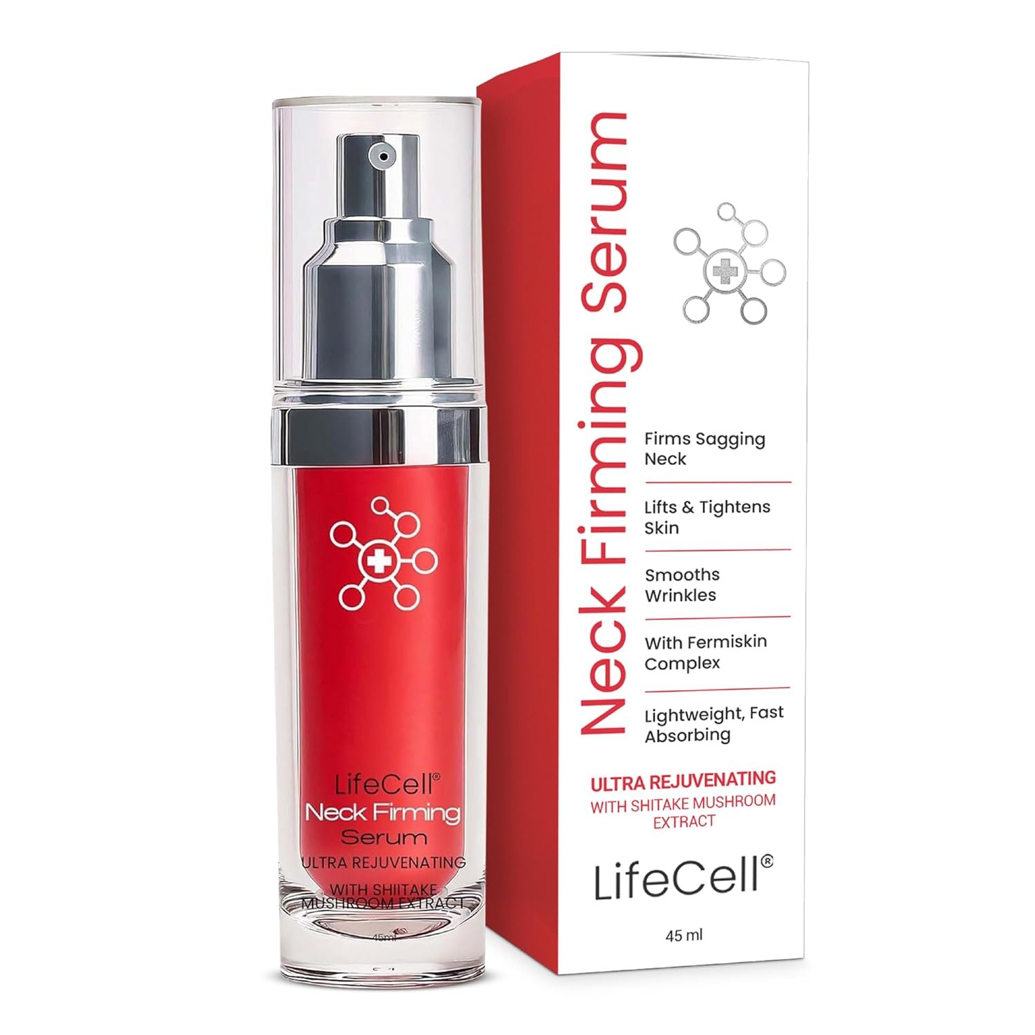 LifeCell Neck Firming Serum – Firms, Lifts & Reduces Sagging Skin, 1.5oz