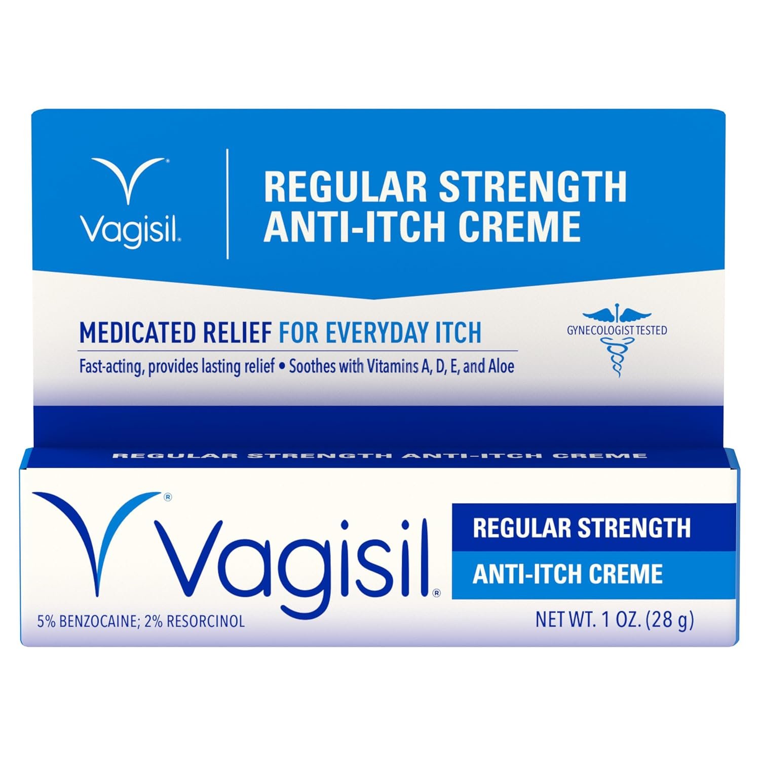 VAGISIL Regular Strength Feminine Anti-Itch Creme, 1 Oz (1 Pack)