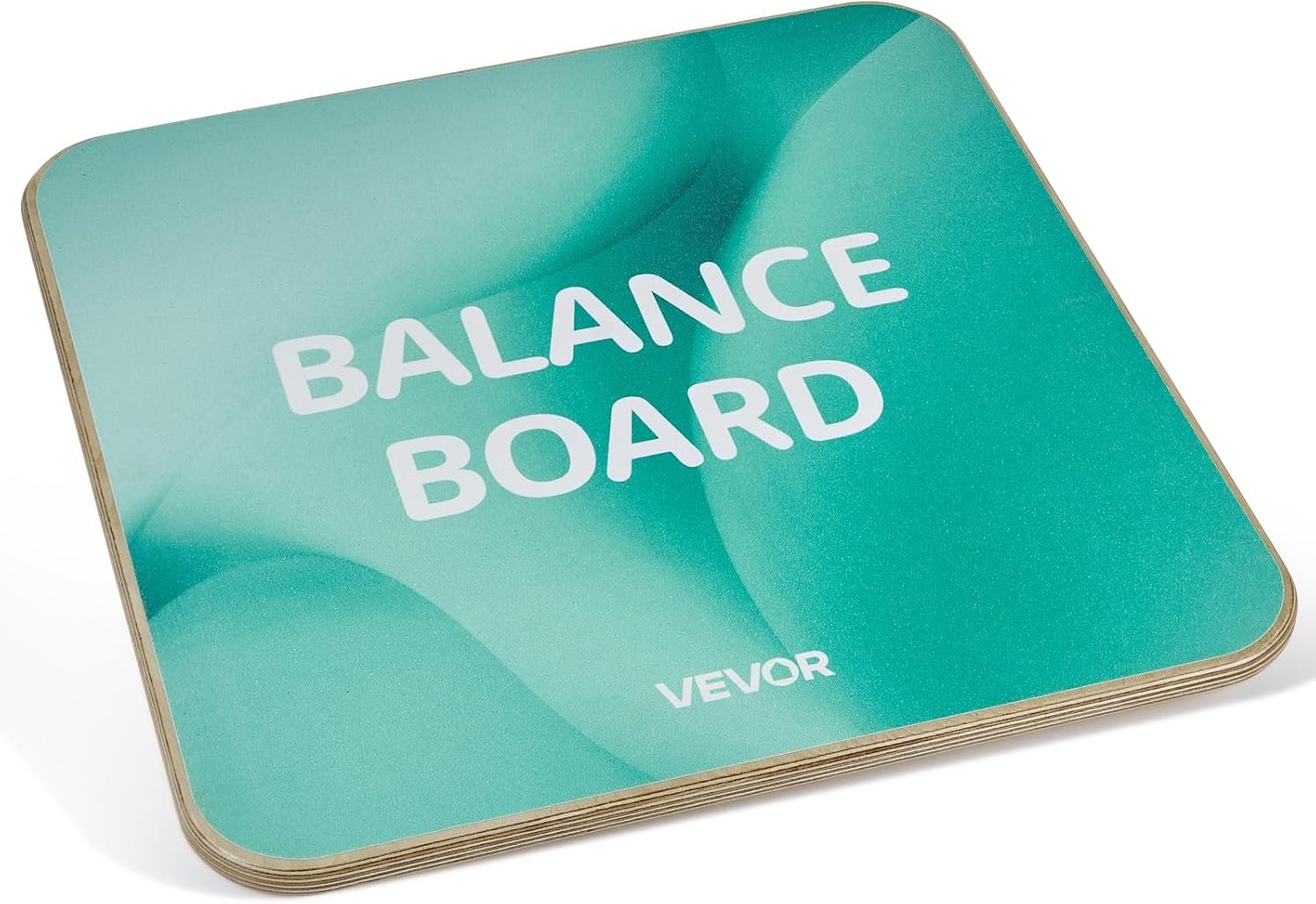 VEVOR Balance Board, 360° Rotating Wobble Board Trainer for Adults 3-Level Adjustable, Wooden Balance Training Equipment, Slip-Resistant Surface for Core Workout, Standing Desk Exercise, Home Gym