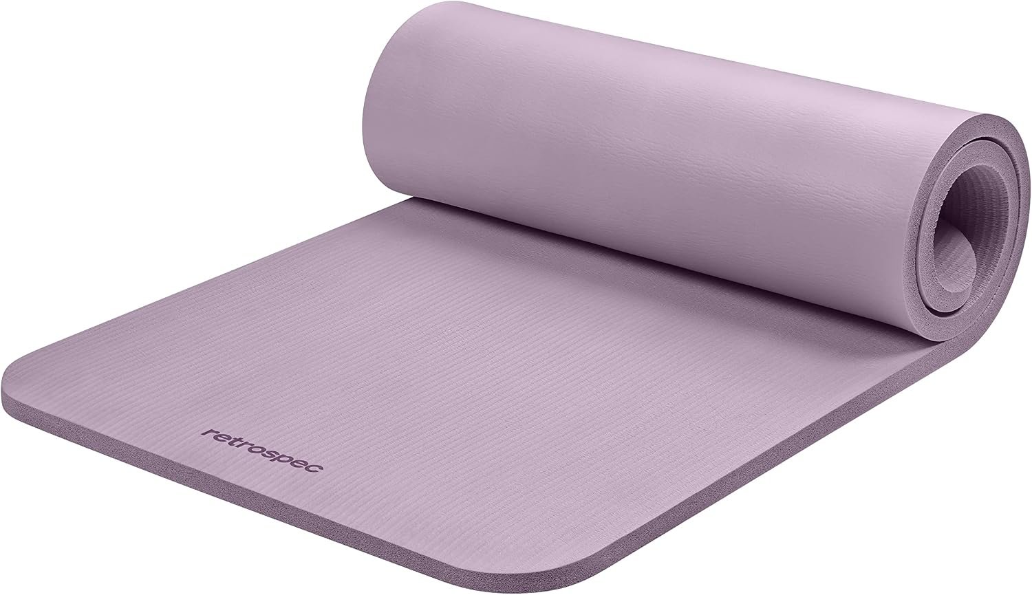 Retrospec Solana Yoga Mat 1″ Thick w/Nylon Strap for Men & Women – Non Slip Exercise Mat for Home Yoga, Pilates, Stretching, Floor & Fitness Workouts