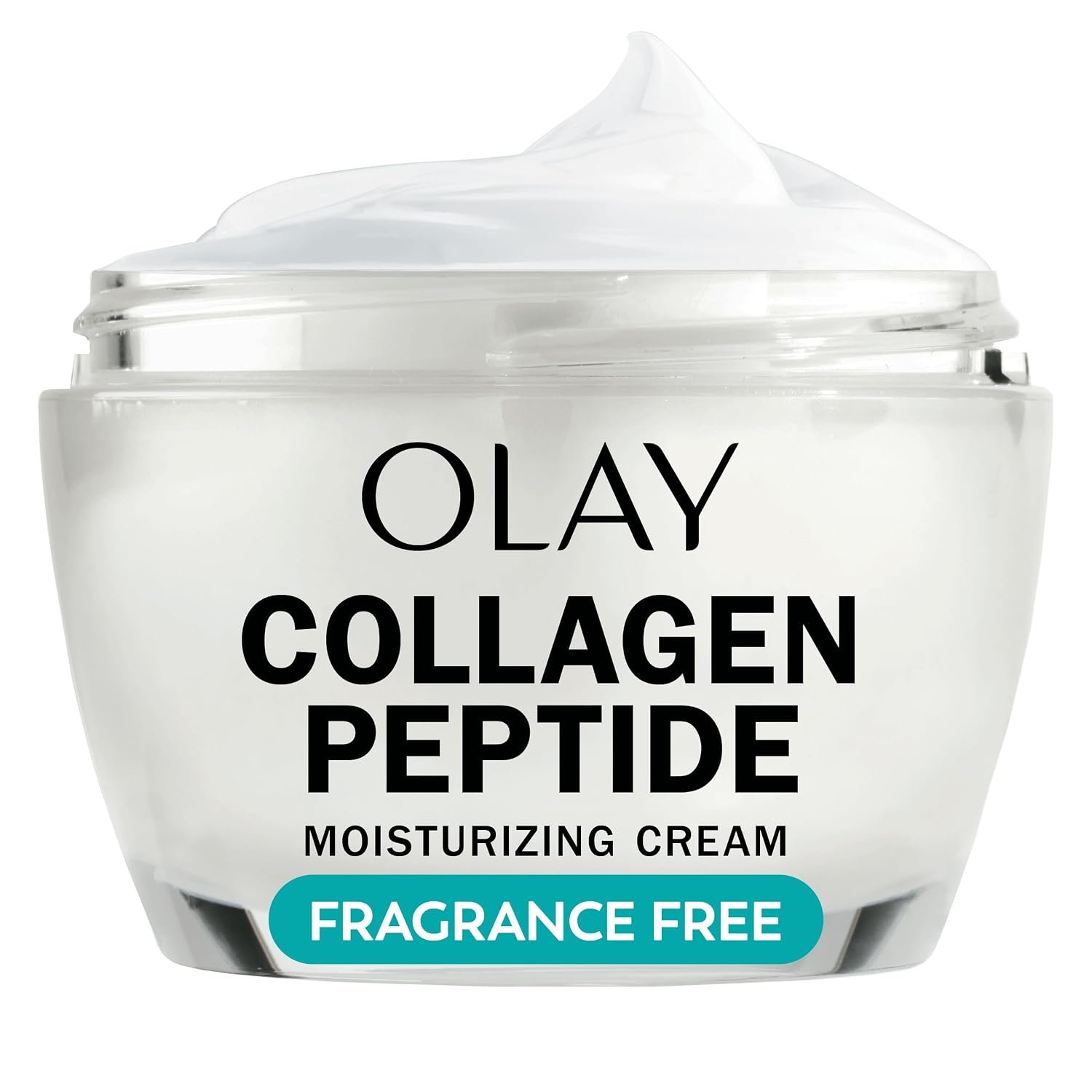 Olay Collagen Peptide Face Moisturizer, Firming Cream for Women, Fragrance-Free, Non-Greasy – Hydrating, Anti-Aging, Anti-Wrinkle, Smooth Fine Lines, Plumping Skin Care – Niacinamide, 1.7 Oz