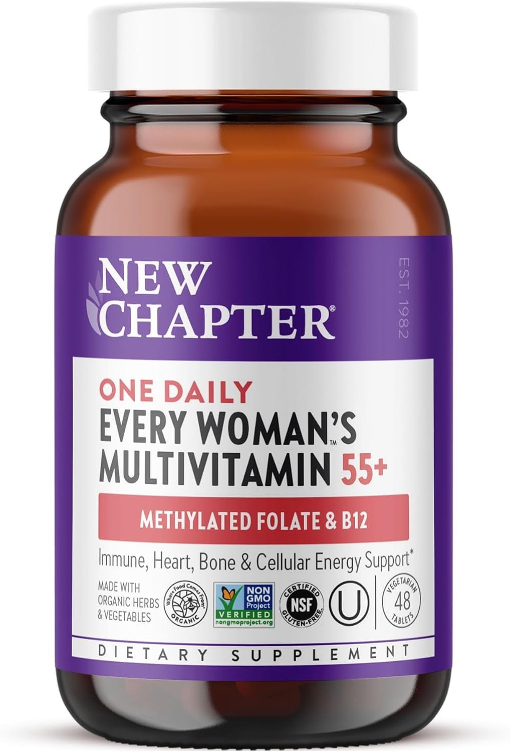 New Chapter Every Woman’s One Daily 55+ Multivitamin, 48 Tablets