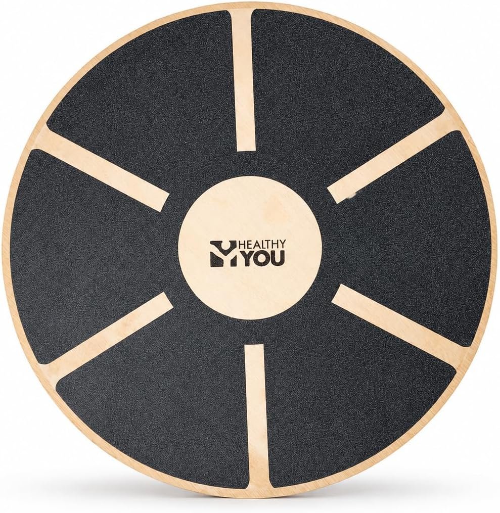 Wooden Wobble Balance Board for Physical Therapy and Core Training