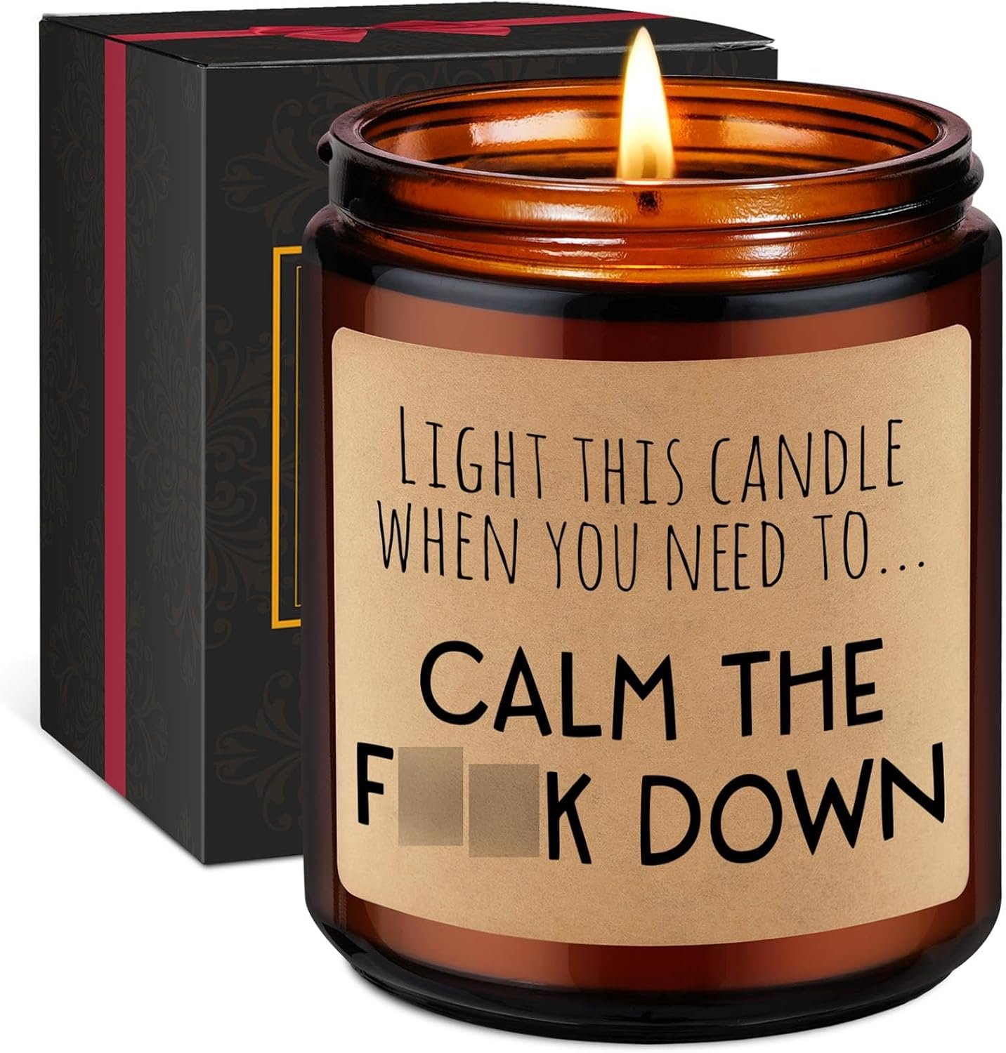 Miracu Calming Candle, Stress Relief Gifts for Women Men, Relaxing Gifts