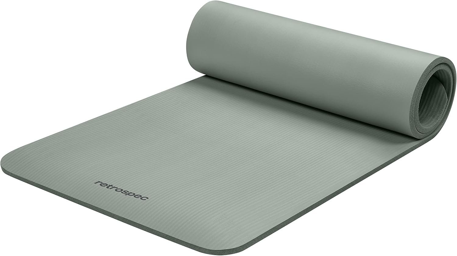 Retrospec Solana Yoga Mat Thick 1/2in Non-Slip Workout Mat with Nylon Strap – 72x24in Exercise Mat for Pilates, Stretching & Fitness – BPA Free, Easy Clean