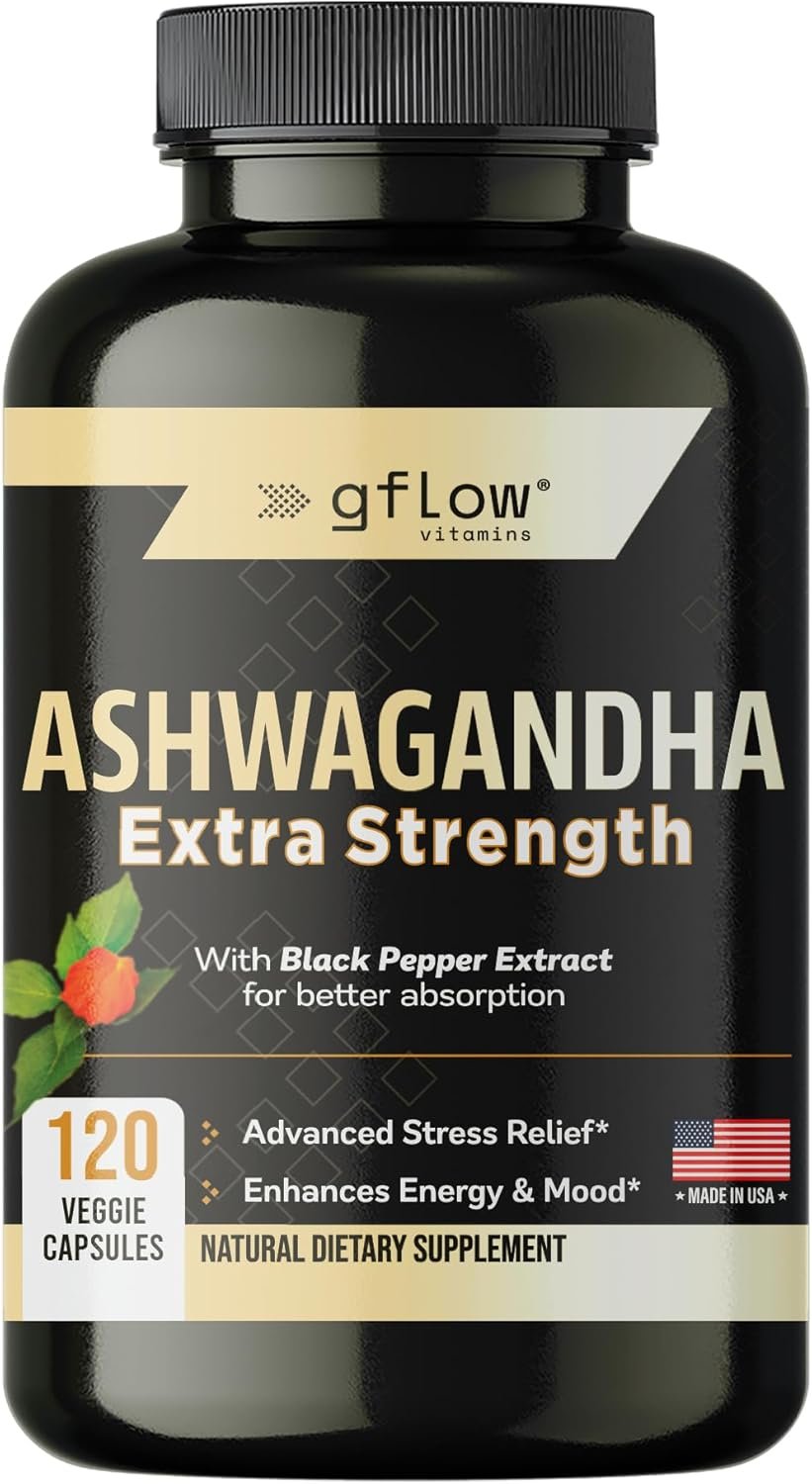 gflow vitamins Ashwagandha Supplements for Women and Men