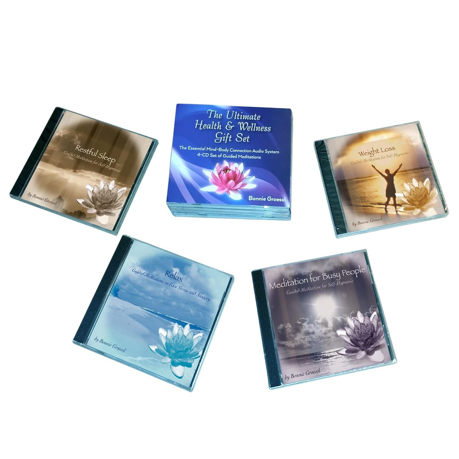 4 Guided Meditations for Sleep, Lower Stress, Relaxation and Weight Loss