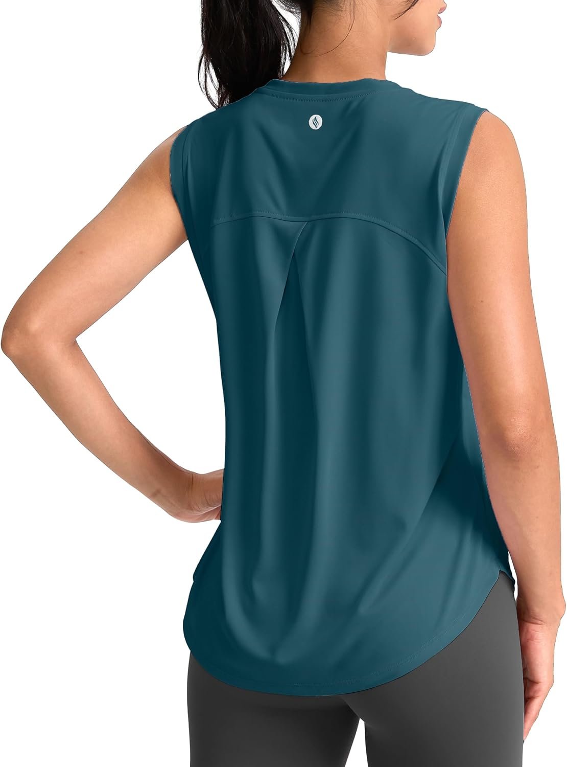 SANTINY Women’s Workout Tank Tops Athletic Gym Yoga Shirt
