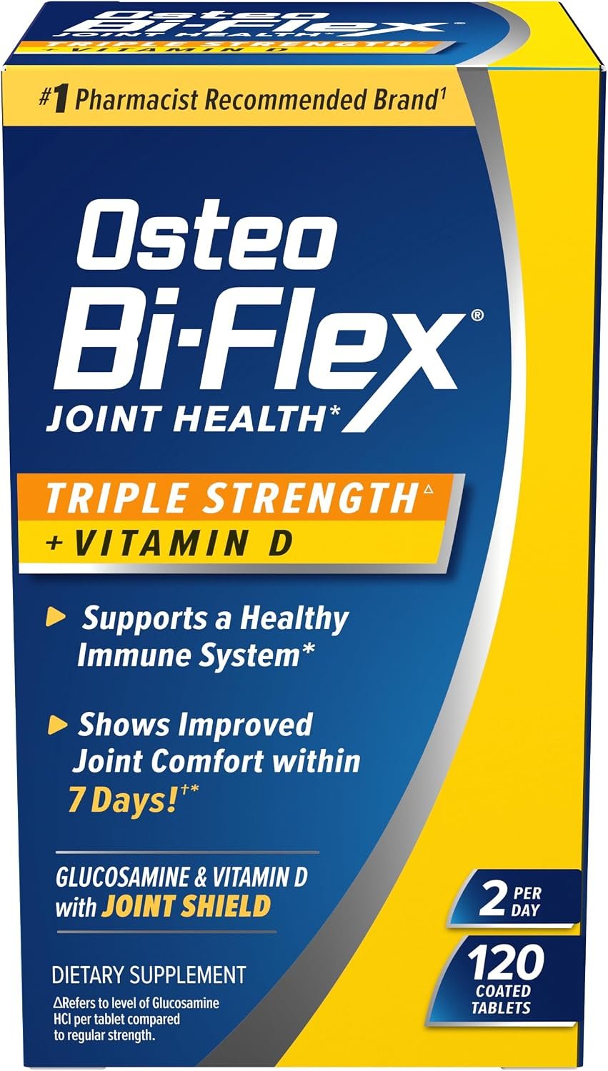 Osteo Bi-Flex Triple Strength Glucosamine Chondroitin Supplement, 120 Ct