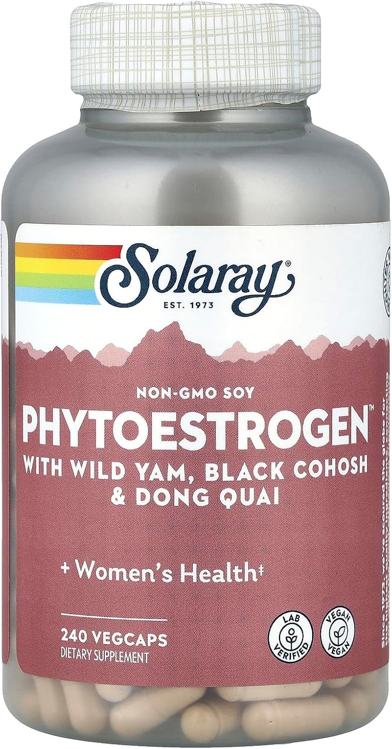 Solaray Phytoestrogen Supplement, 240 Count