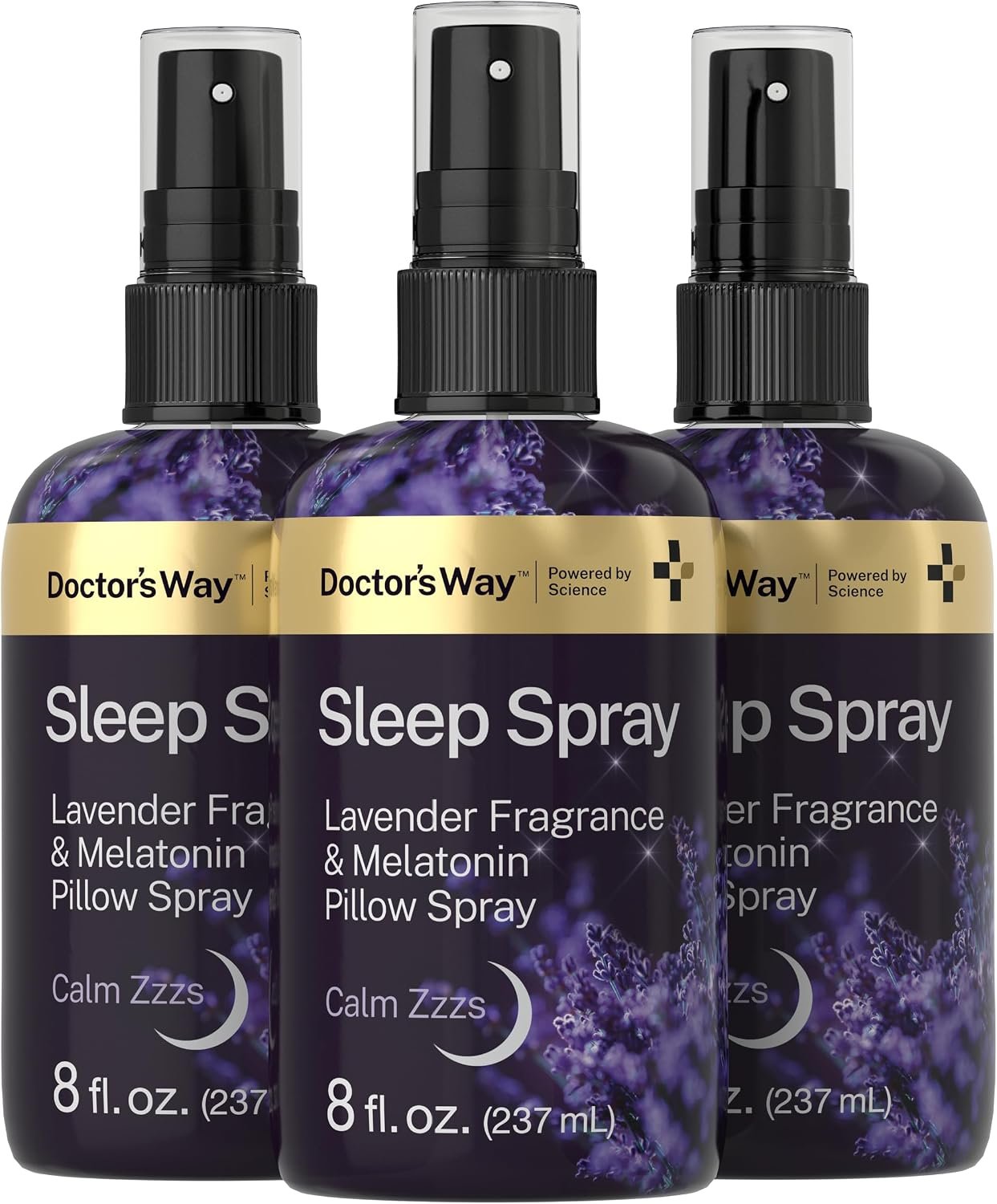 Doctor’s Way Sleep Spray with Lavender & Melatonin | 8 fl oz (Pack of 3)