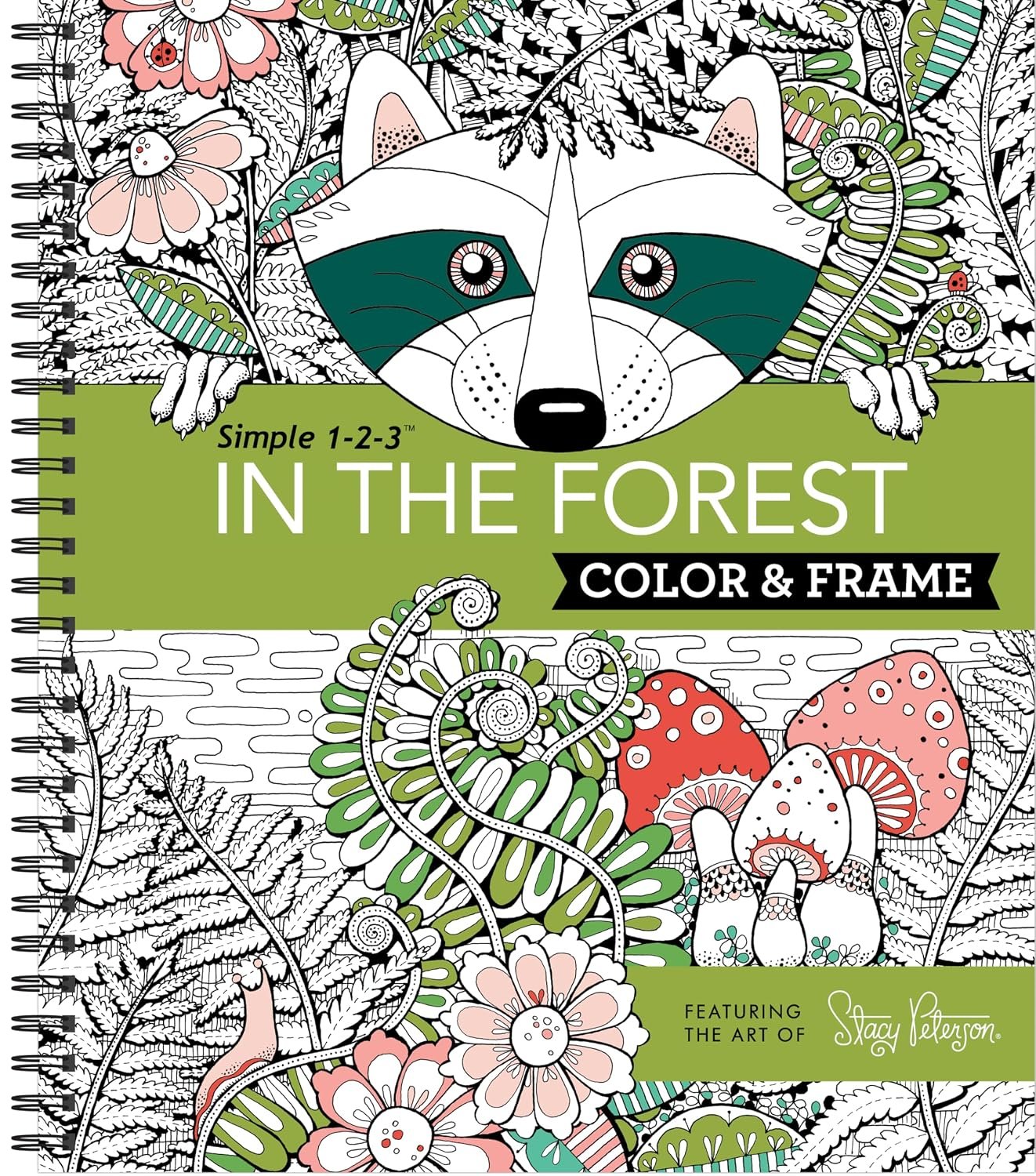 Color & Frame – In the Forest (Adult Coloring Book)