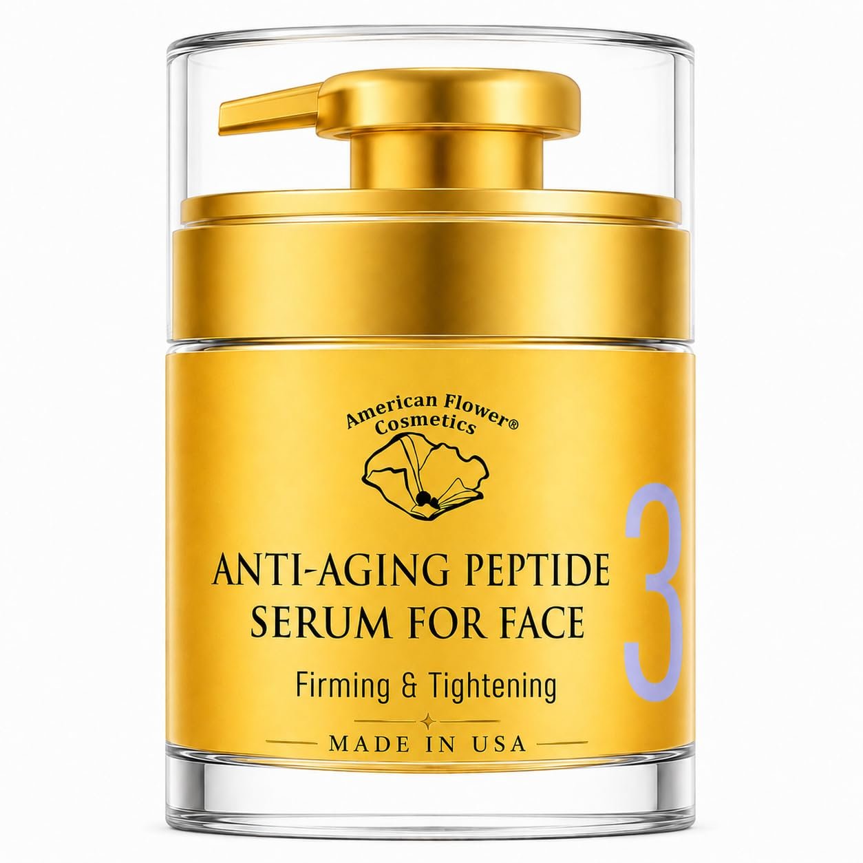 Peptide Serum for Face, Anti Aging Firming & Hydrating Face – Made in USA