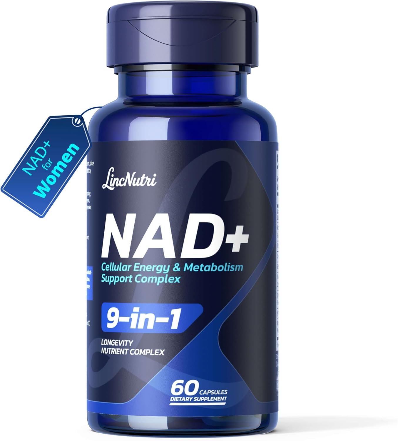 NAD+ Supplement for Women, NMN + NR Super Absorption Complex