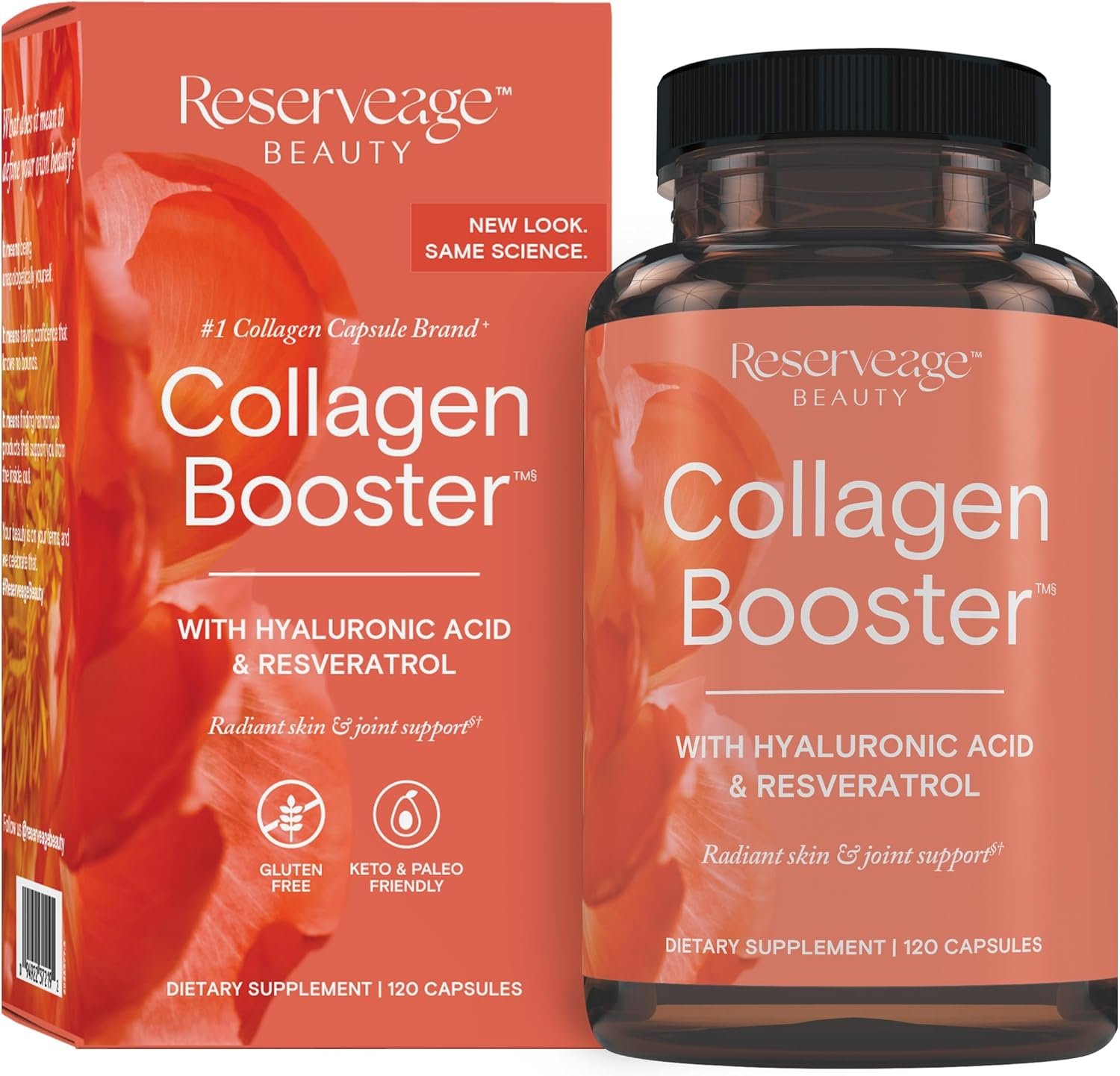 Reserveage Beauty Collagen Booster, 120 Capsules (60 Servings)